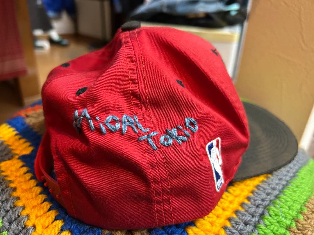 CHICAGO BULLS ビーズ装飾キャップ