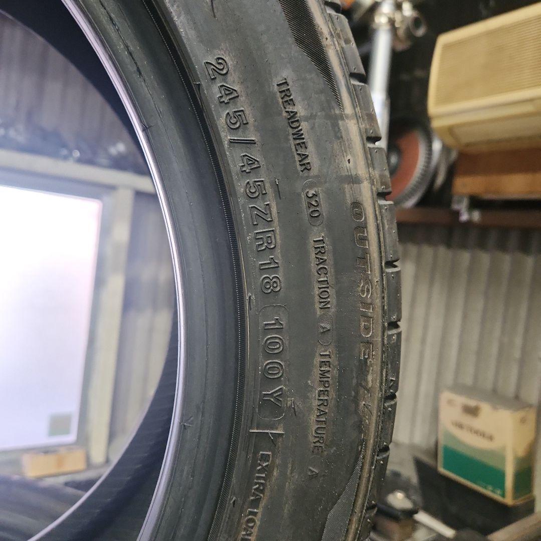 245/45R18　サマータイヤ　4本セット 25年製