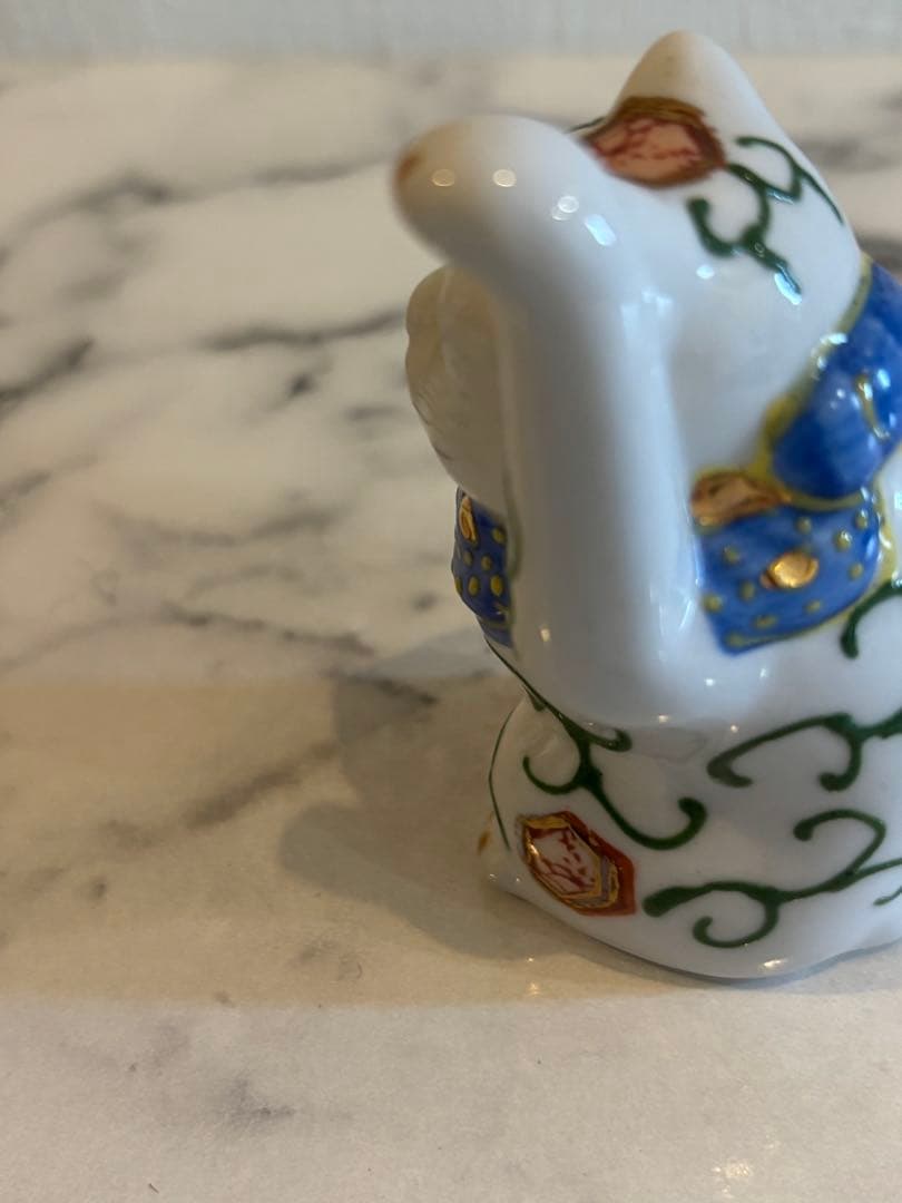 伊万里焼？ 招き猫　2体セット　美品