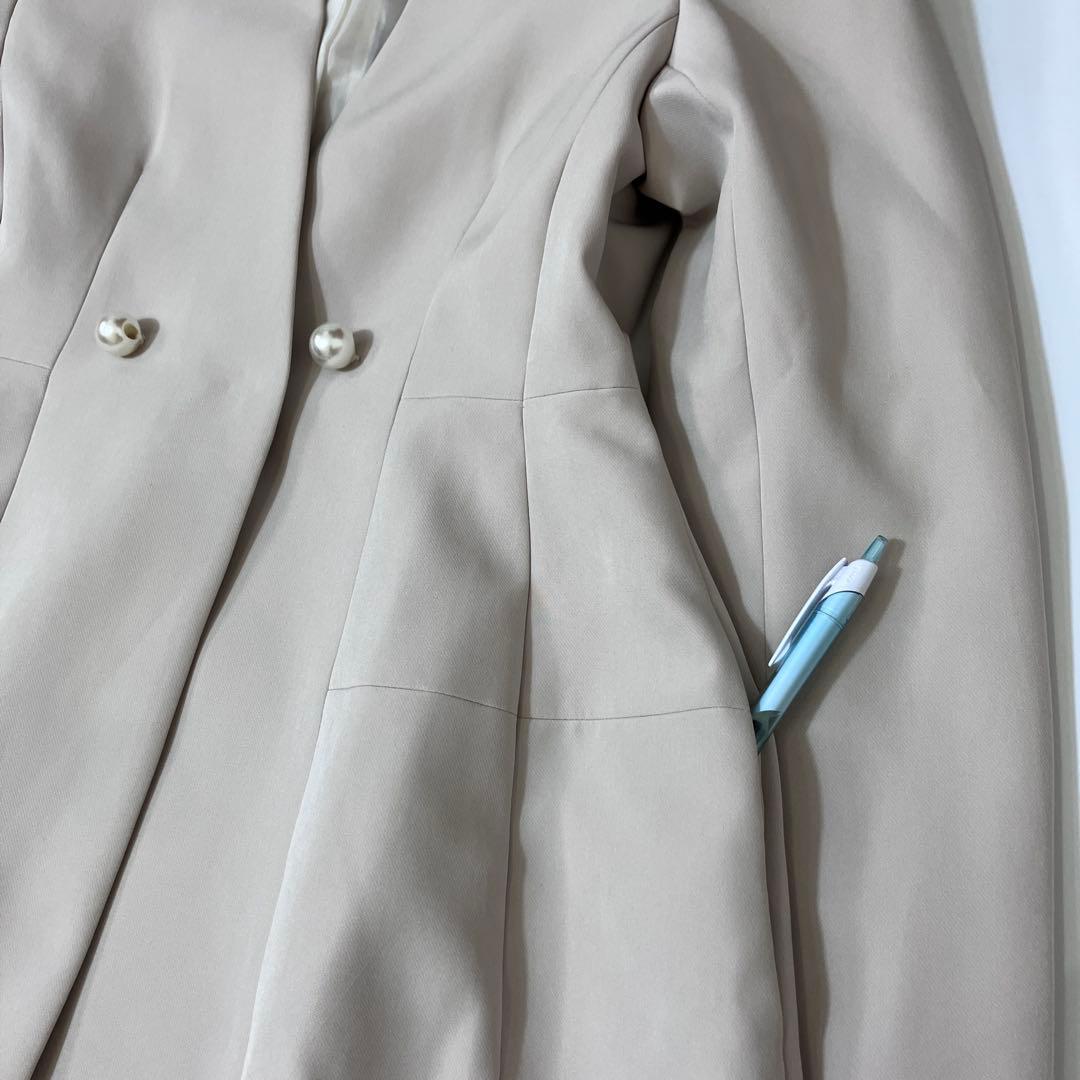 極美品　RUIRUE BOUTIQUE パンツスーツ　アイボリー Mセットアップ