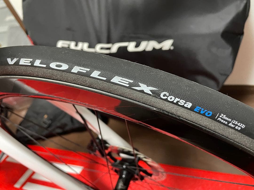 タイヤ付　終値（美品）FULCRUM Racing ZERO CMPTZN DB