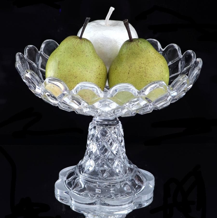 オールド・バカラ ディアマン・カレ 大型 22.7cm 1.5kg コンポート