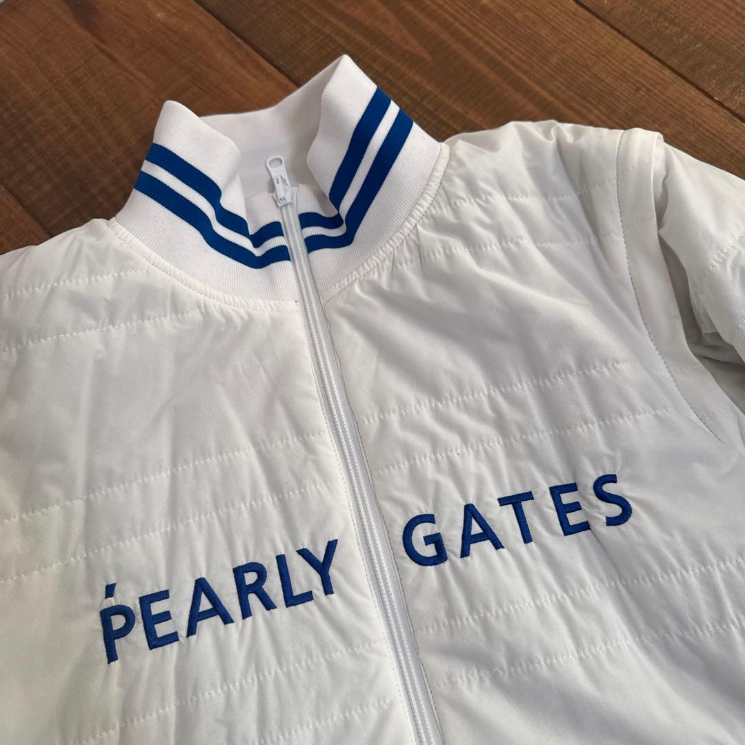 専用　パーリーゲイツ 中綿　リバーシブルブルゾン　4 ホワイト　ネイビー　ベスト