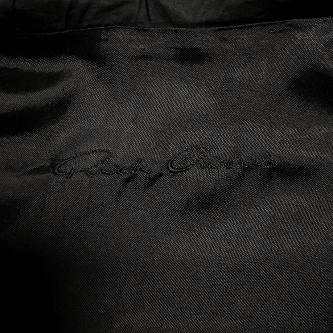 Rick Owens 本革　デザインレザージャケット　ジップ　イタリア製