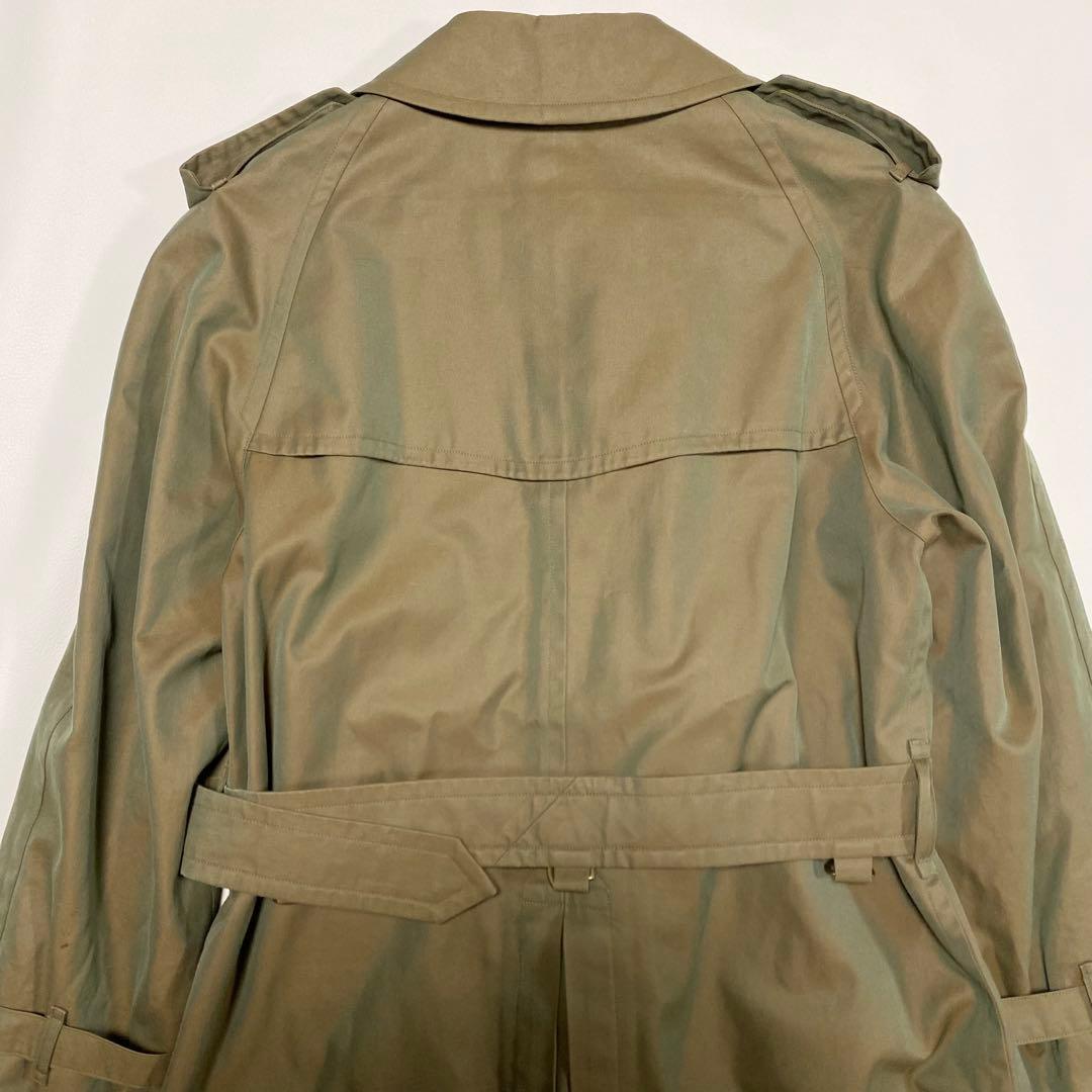 BURBERRY トレンチコート　玉虫色　ノバチェック　ロング　ベルト