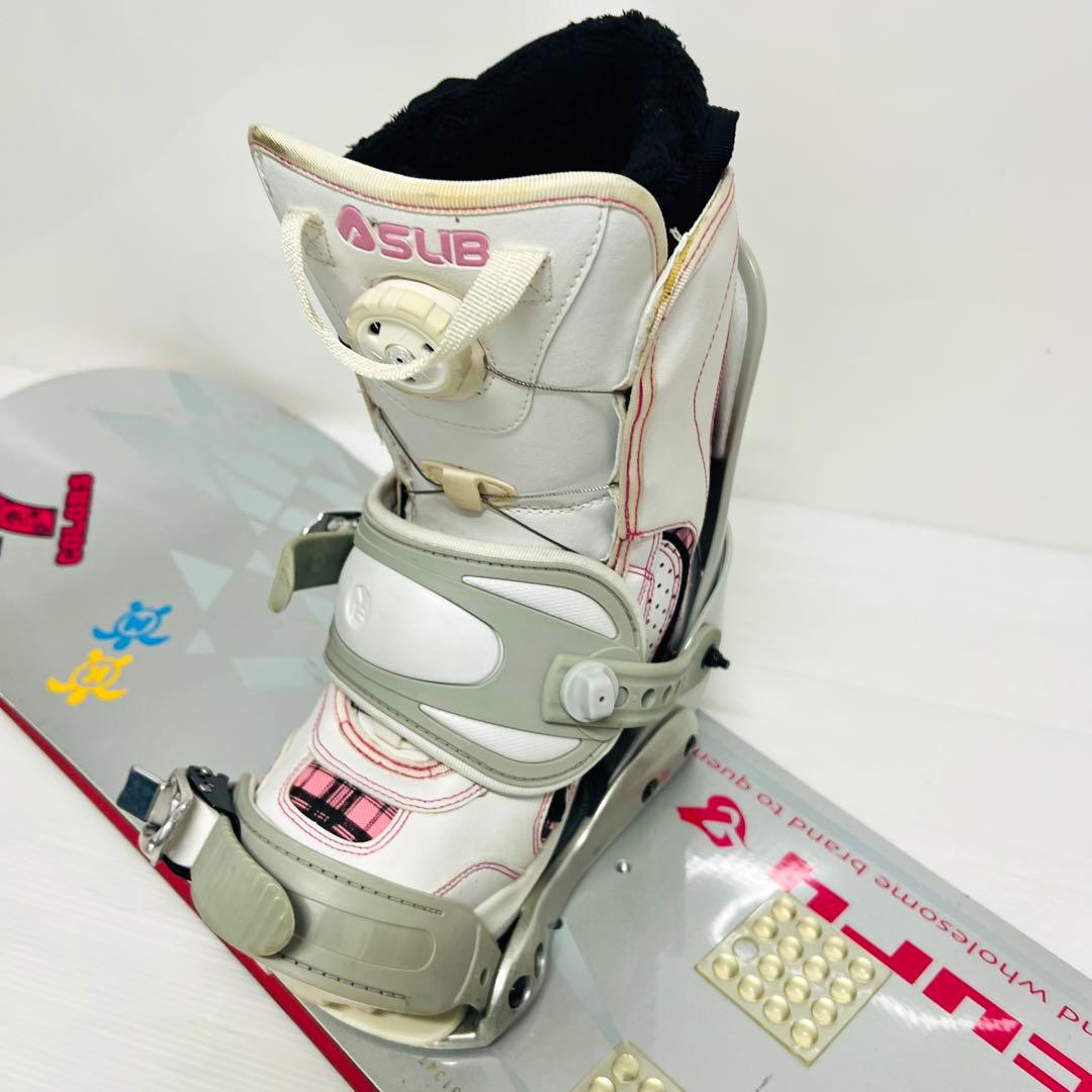 女性用　スノーボード　3点セット　BOAブーツ　ダイヤル式　レディース　スノボ