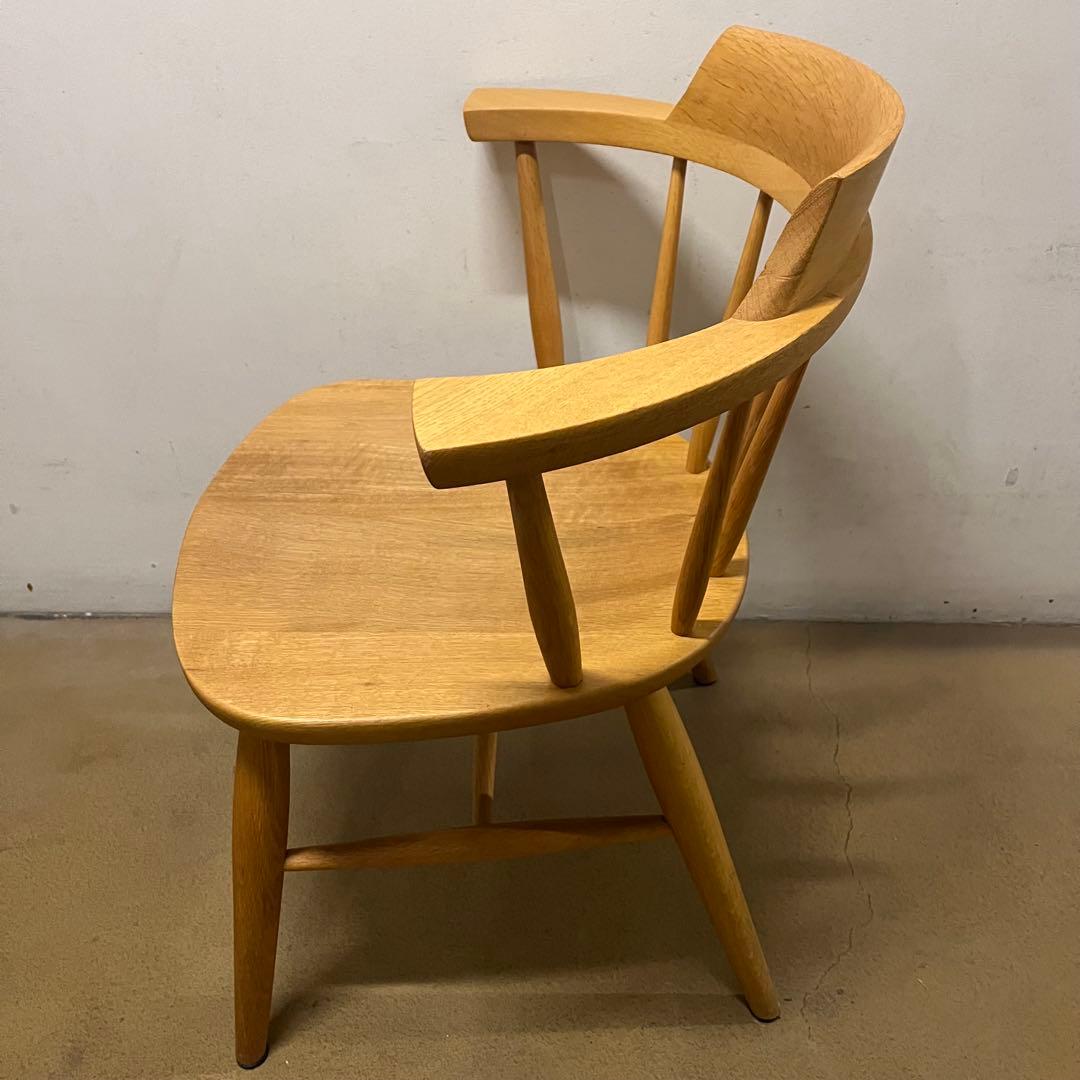 【良品】②柏木工　キャプテンチェア（品番：SC3A）ナラ材 ナチュラル