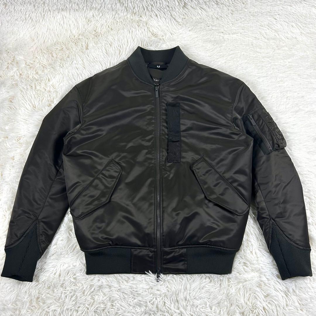 ユニクロ +J ハイブリッドダウンオーバーサイズMA-1 グレー ジルサンダー