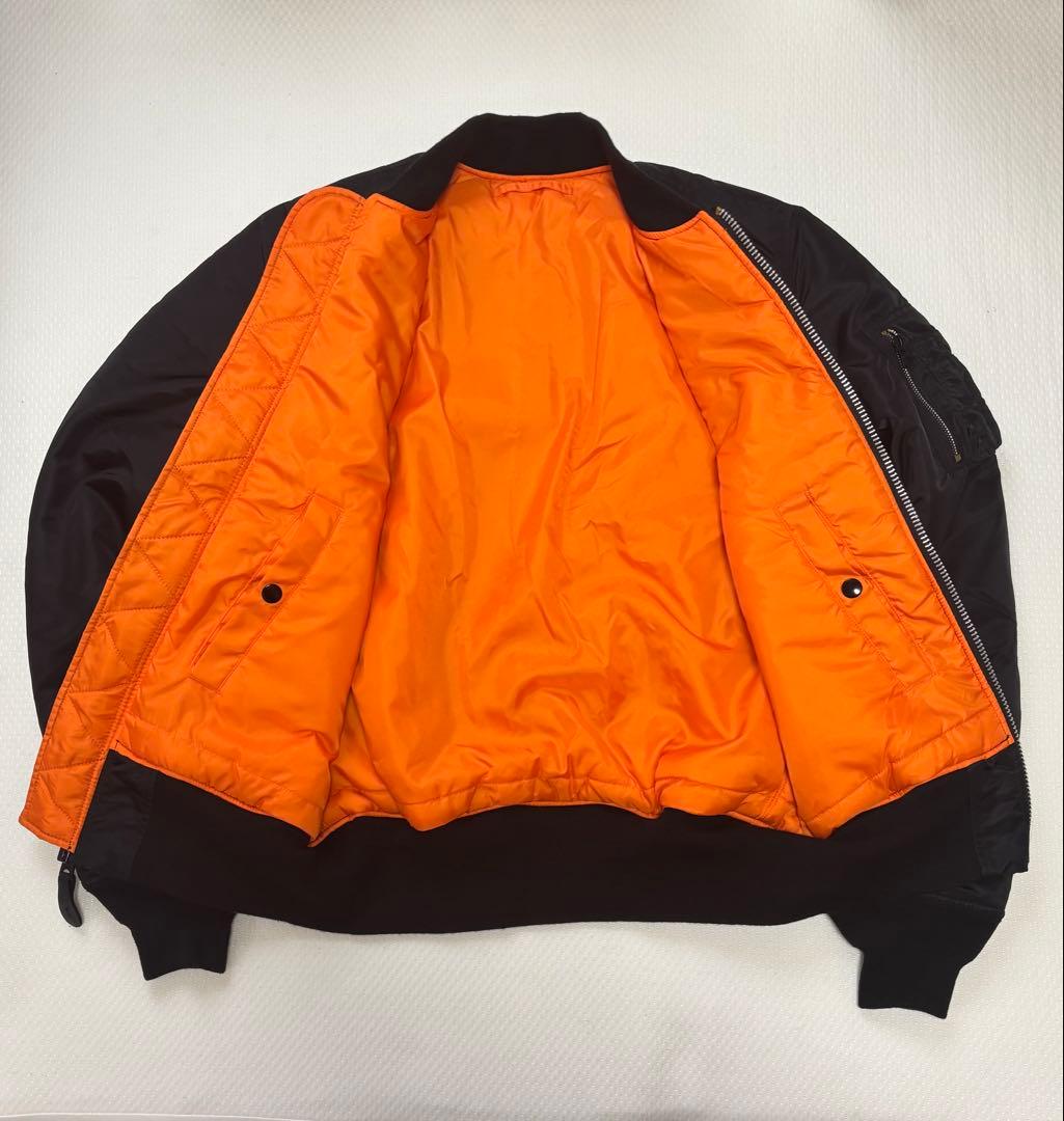 ✨極美品✨ ALPHA MA-1 Mサイズ ブラック フライトジャケット