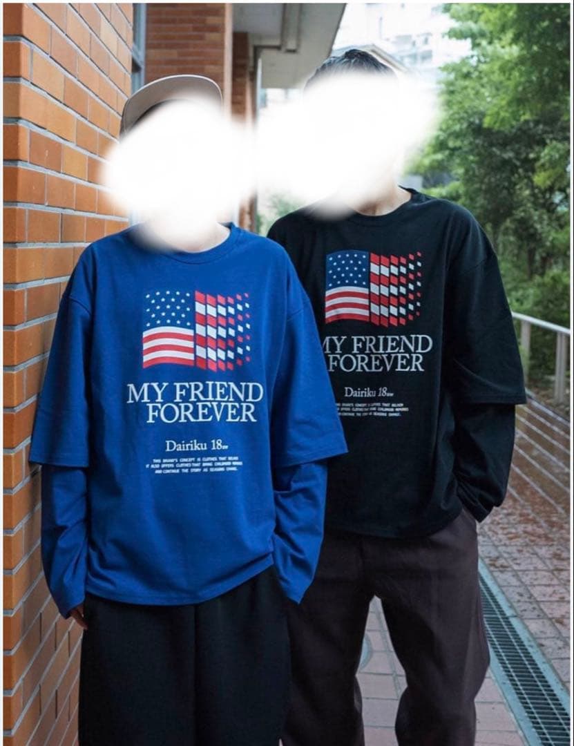 レイヤード ロングスリーブTシャツ