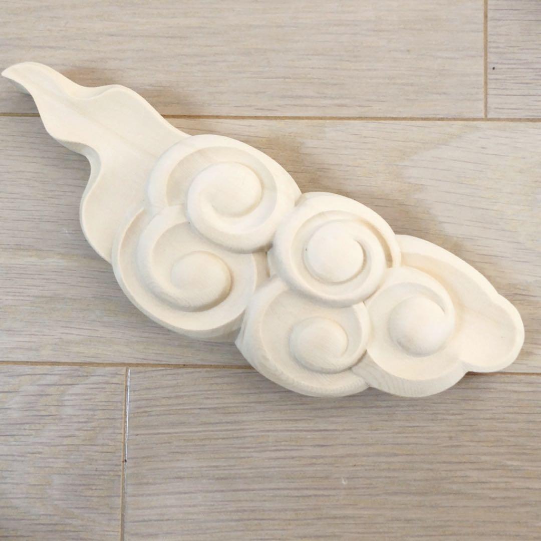 《美品》雲型　神棚　お札置き　檜