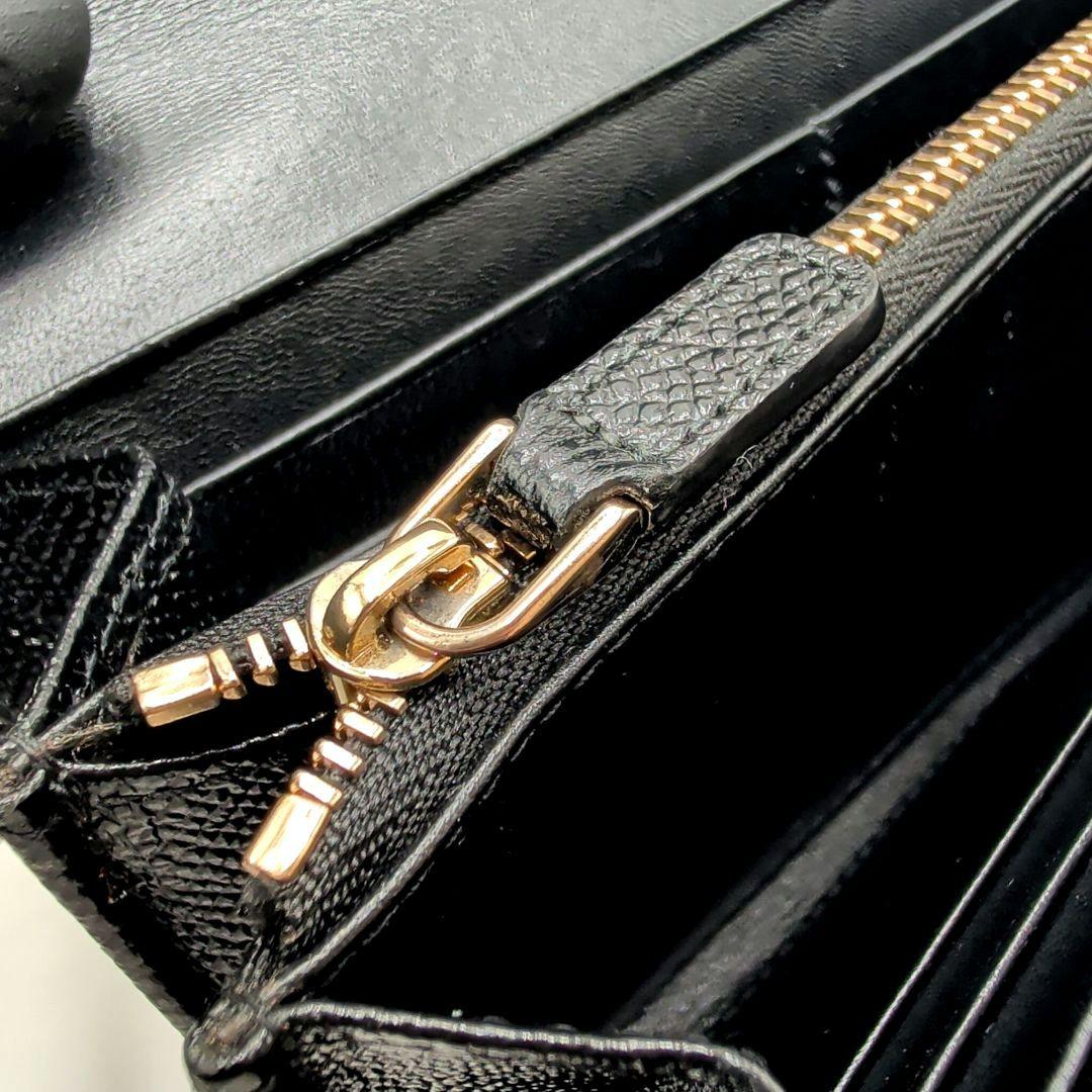 BVLGARI ビーゼロワン ブルガリマン 長財布 ロゴクリップ 現行モデル 黒