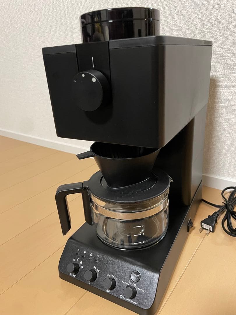 TWINBIRD ツインバード 全自動 コーヒーメーカー CM-D457 3杯用