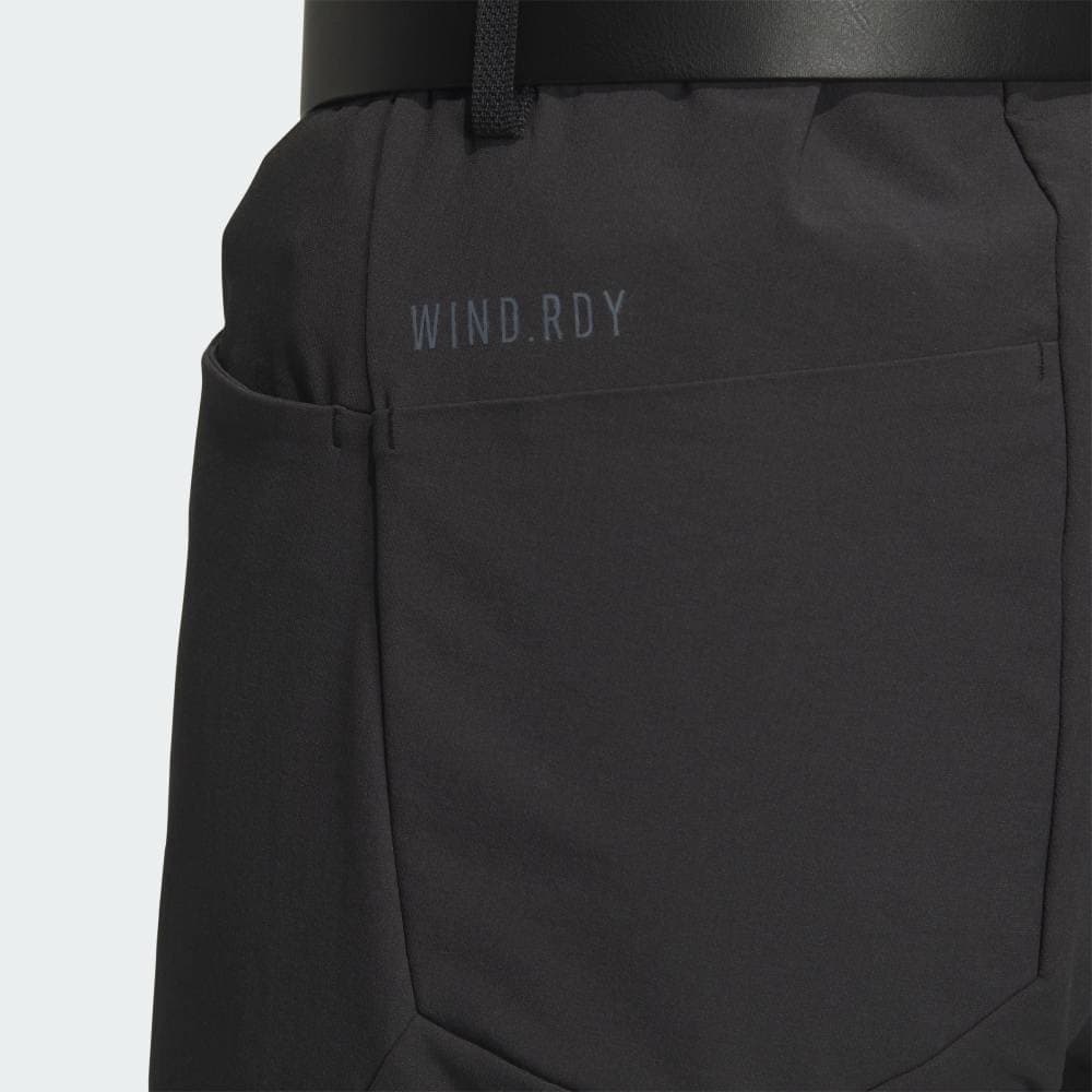 【85】秋冬 定価17,600円 アディダス ゴルフ 防風 アンクルパンツ 黒