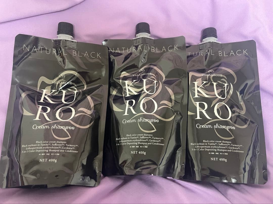 VALANROSE KURO クリームシャンプー　ナチュラルブラック