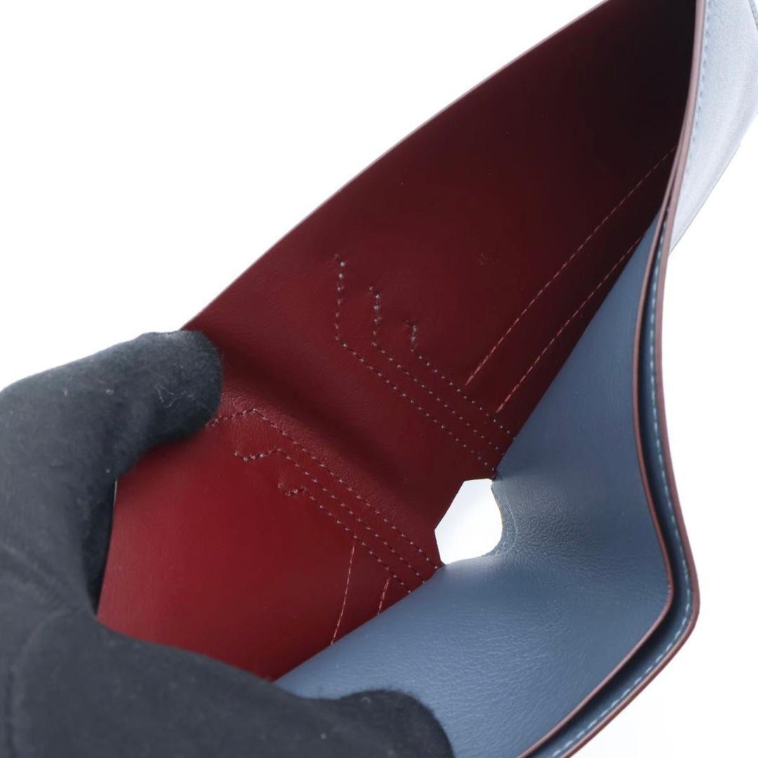 【未使用級】Cartier マストライン　二つ折り財布　ブルーグレー