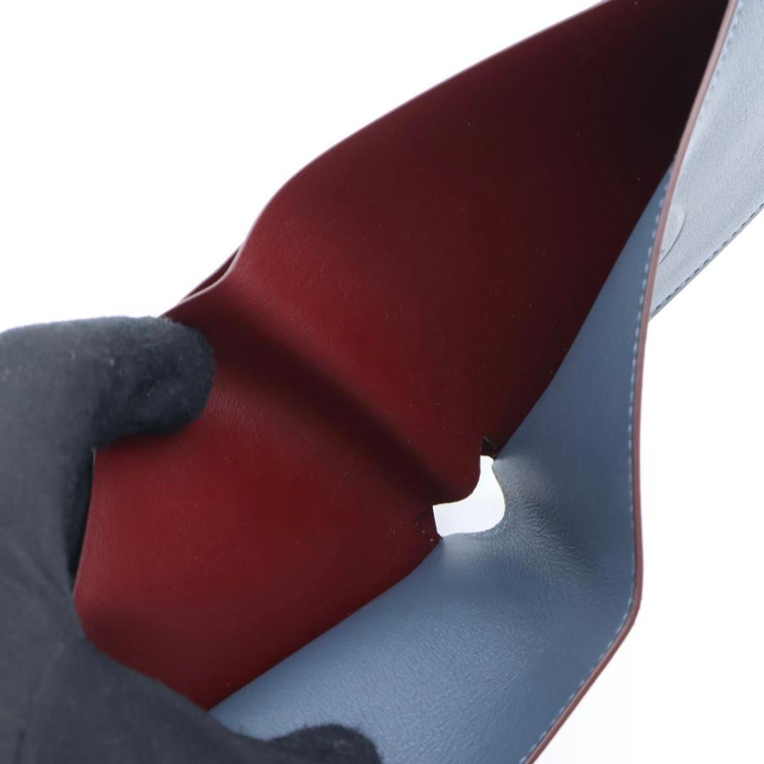 【未使用級】Cartier マストライン　二つ折り財布　ブルーグレー