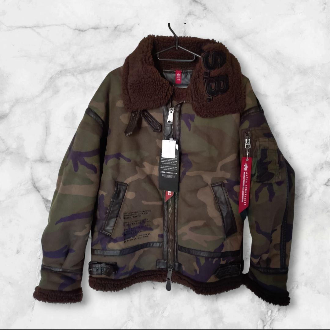 J.S.B. 裏ボア ブラウン 迷彩コラボジャケット