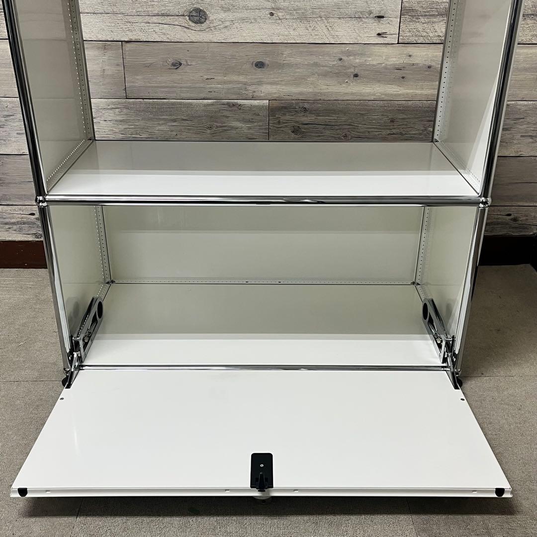 ★sora★USMハラー １列２段 鍵付キャビOP/DD 色：白