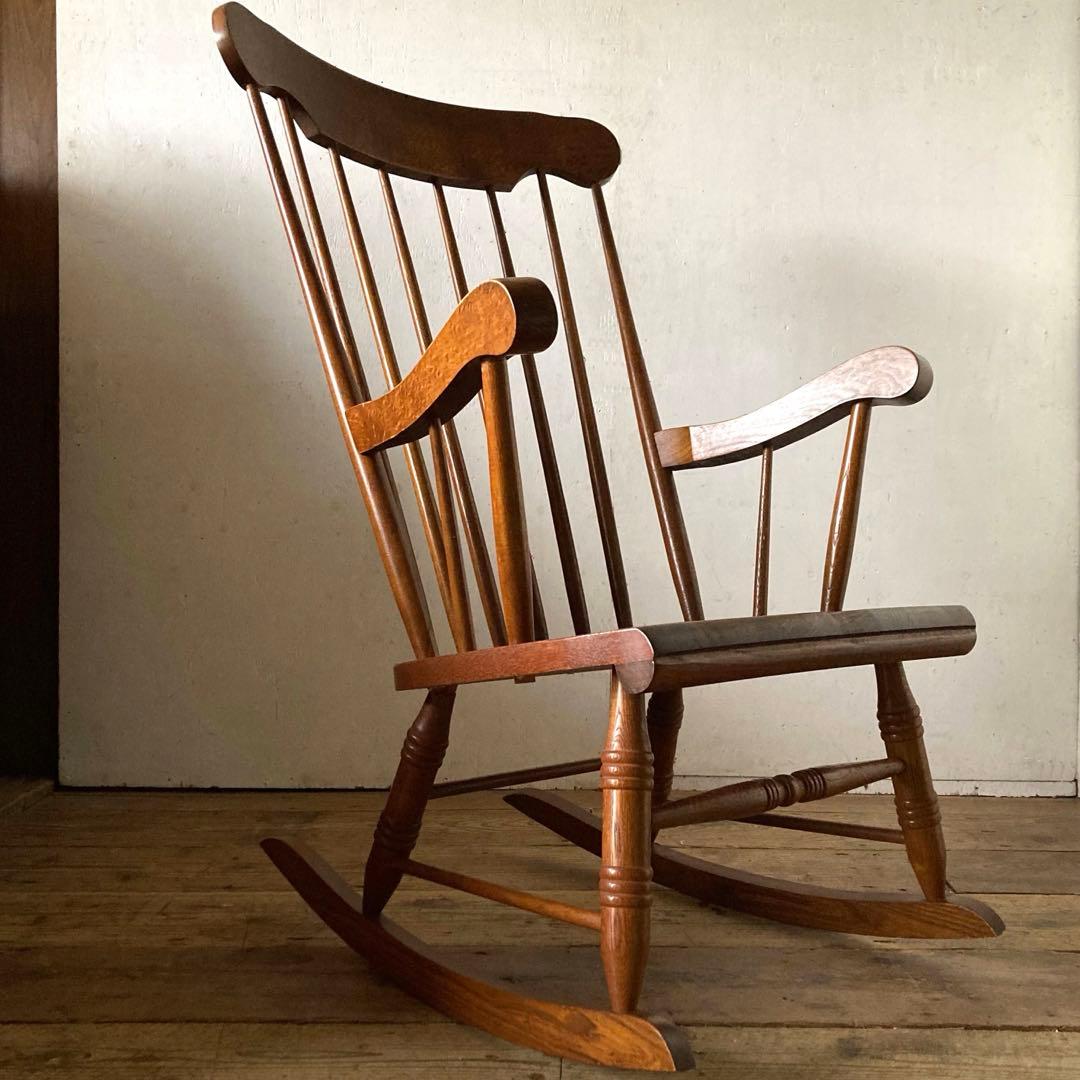 飛騨家具 柏木工 ヴィンテージ ロッキングチェア