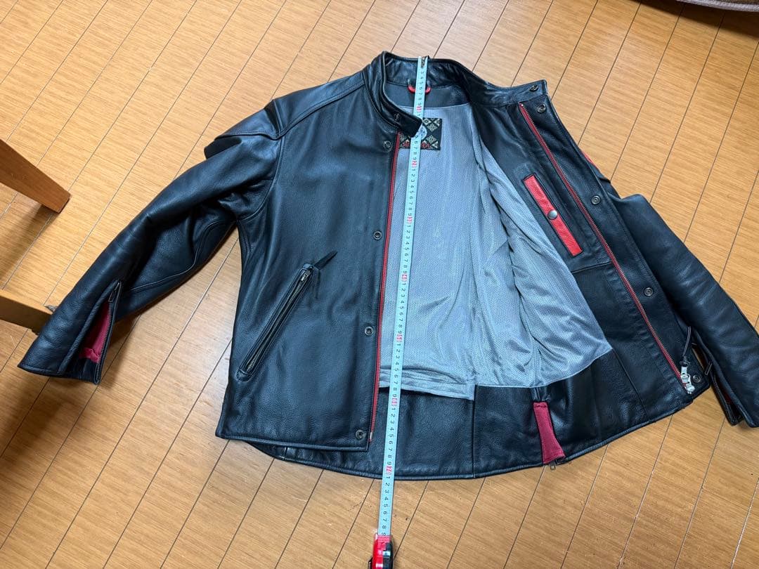 RSタイチ　ZIM+BA ブラックレザージャケット シングルライダース
