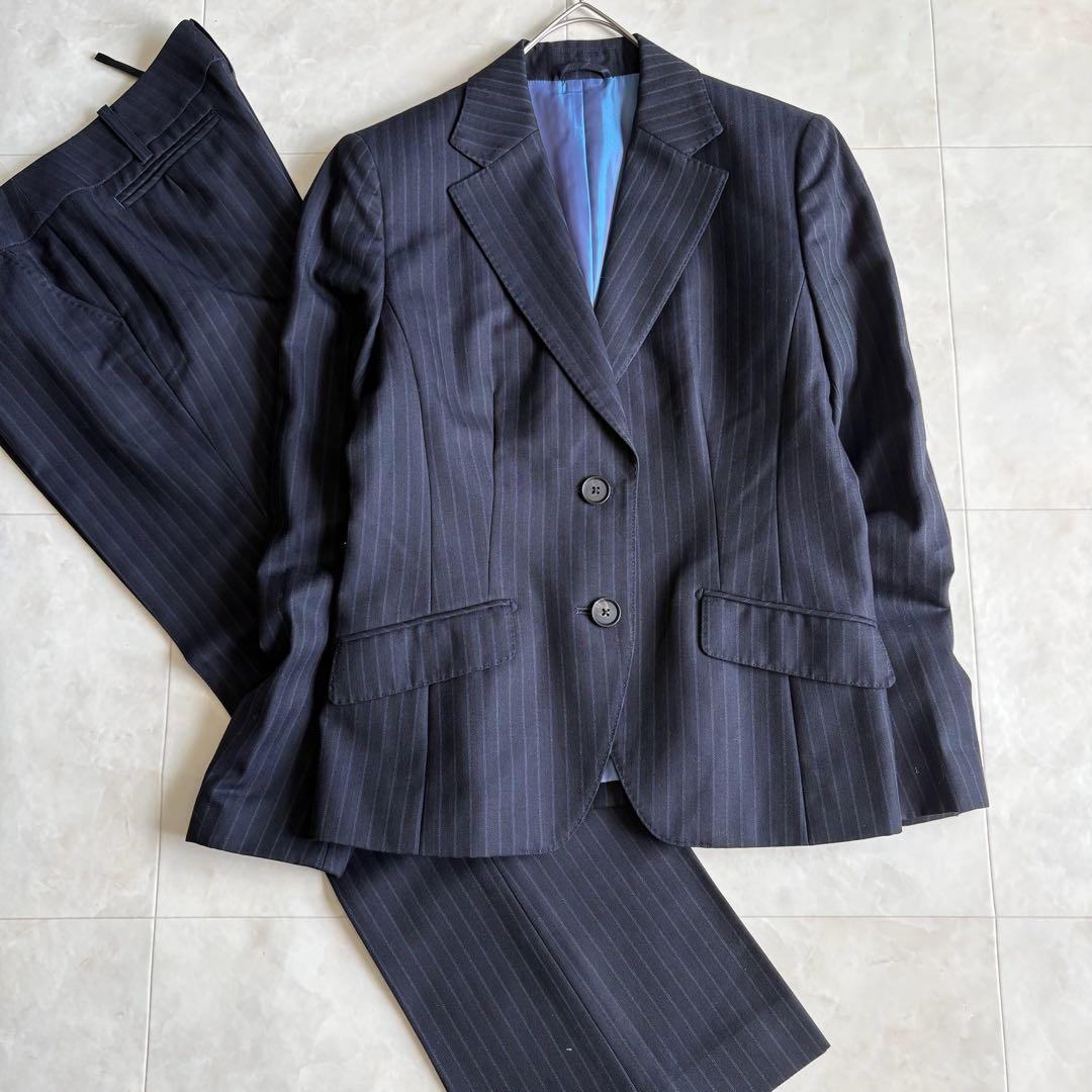 J.PRESS カノニコ生地 Super120’s ストライプスーツ 紺 11号