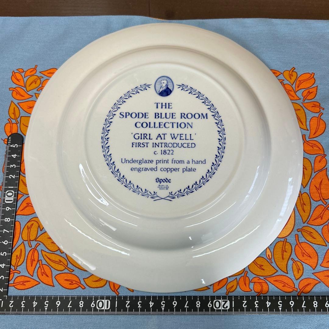スポード　ブルールームコレクション　GIRL AT WELL プレート５枚