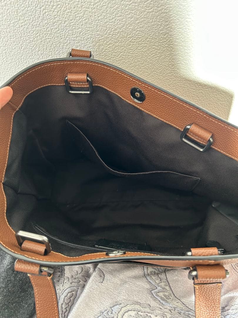 ✅最終価格　coach ブラウンレザートートバッグ
