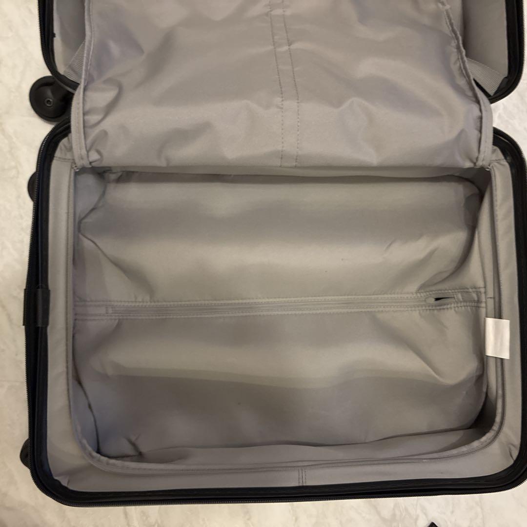 無印良品 バーを自由に調節できる ハード キャリケース 36L ブラック　黒