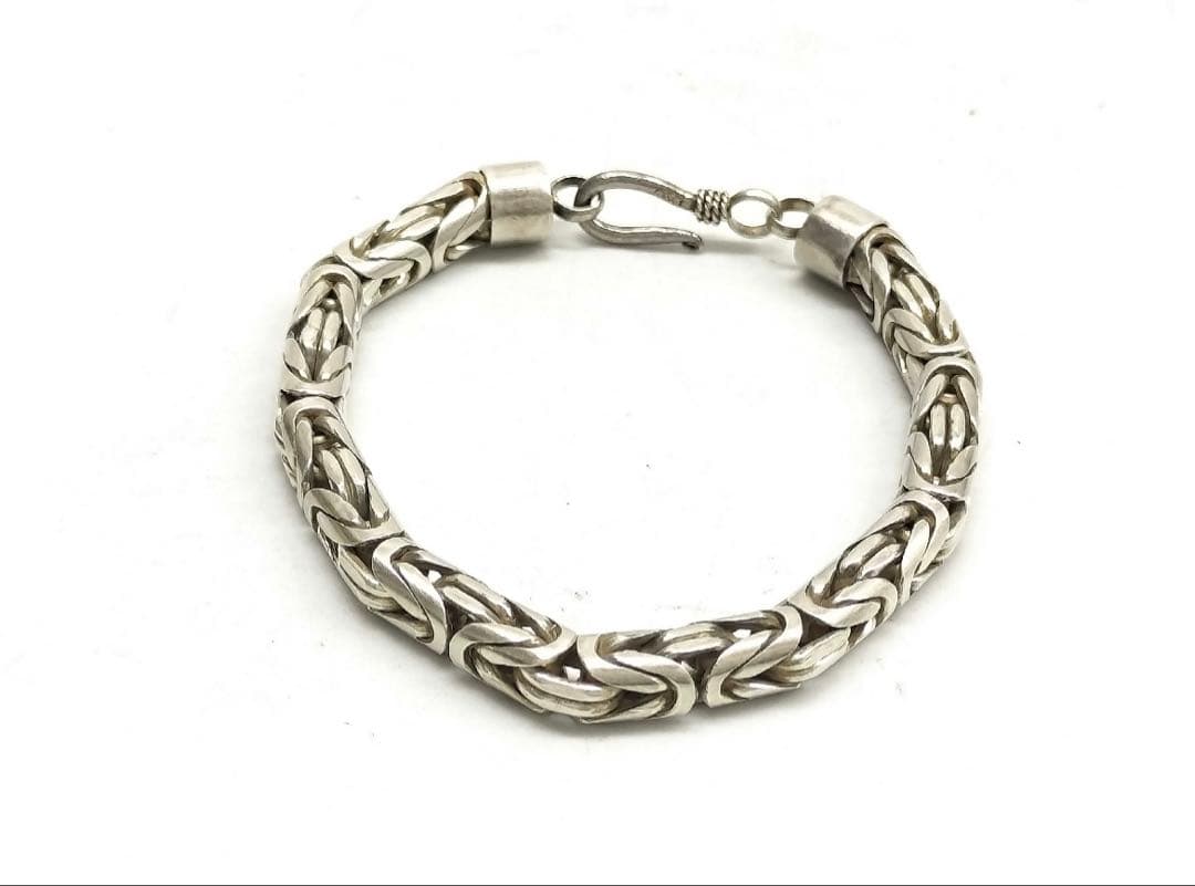 silver925 極太チェーン　ヴィンテージ　ブレスレット