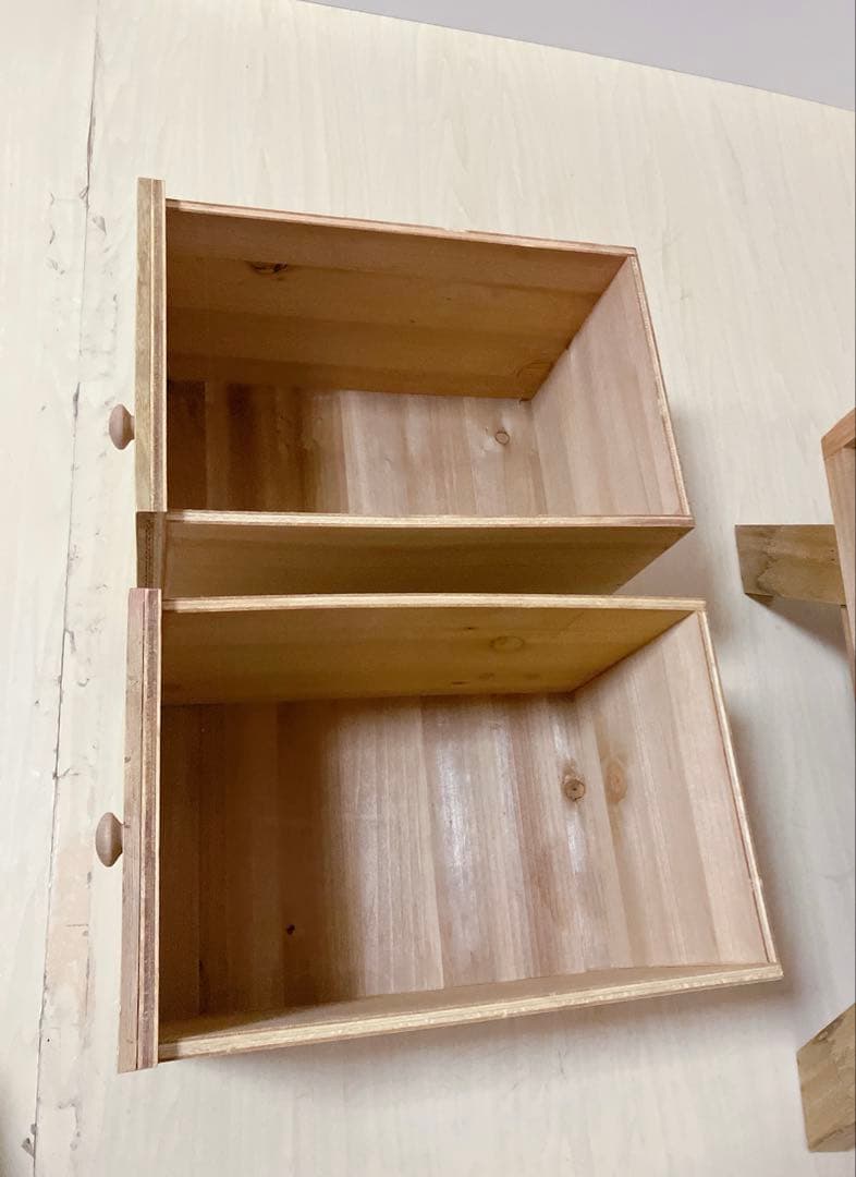 木製　4段チェスト　引き出し8個　タンス　箪笥　サイドチェスト　リビング収納