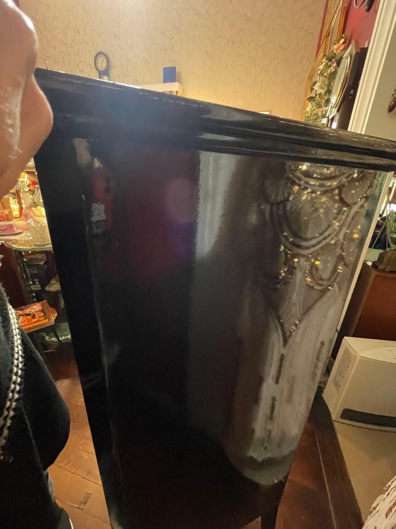 値下！中国家具 宝石棚 花鳥画　シノワズリ家具