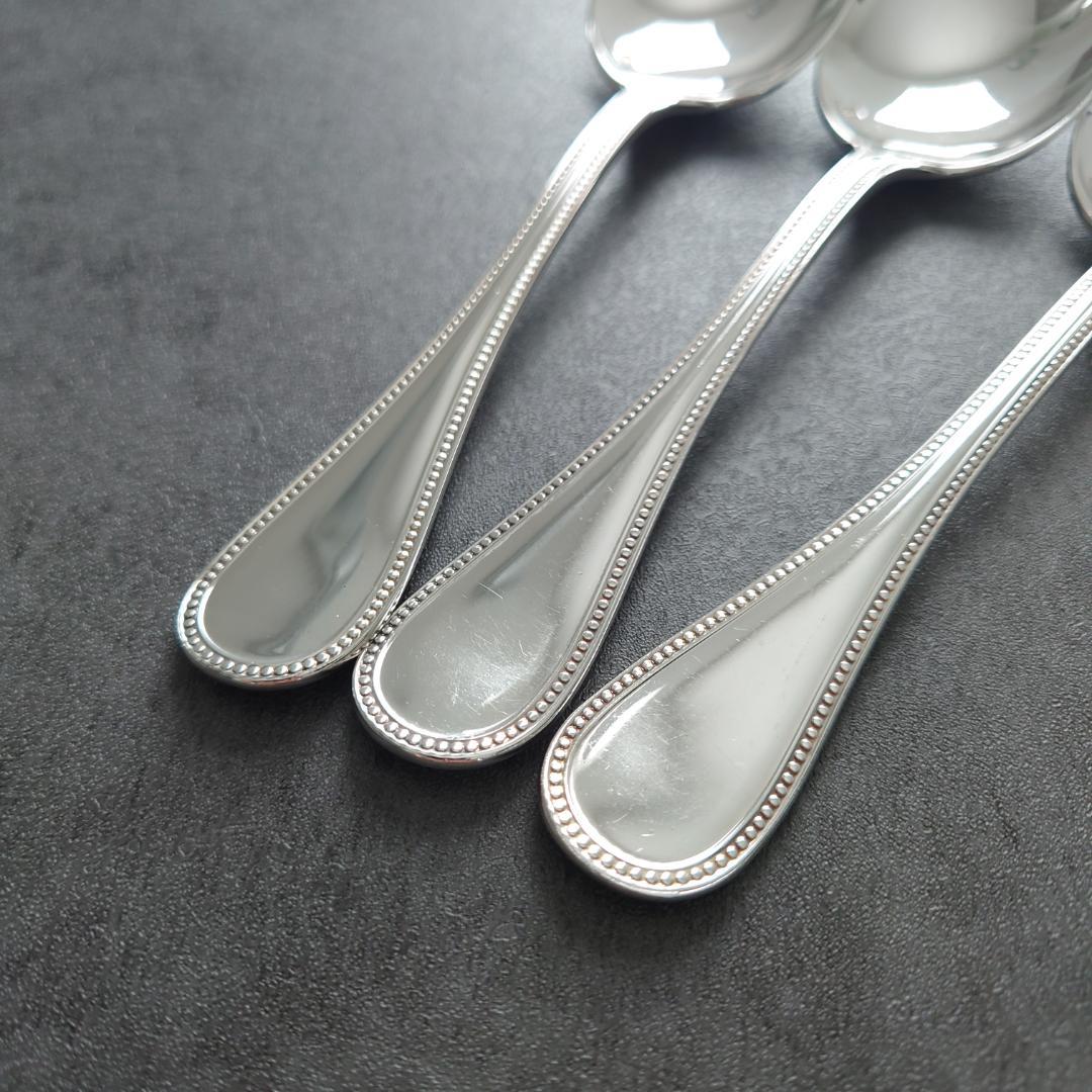 希少 美品 クリストフル パール コンソメスプーン 3点