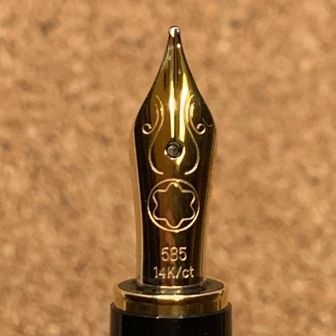 モンブラン　ノブレスオブリージュ　万年筆　黒　14K