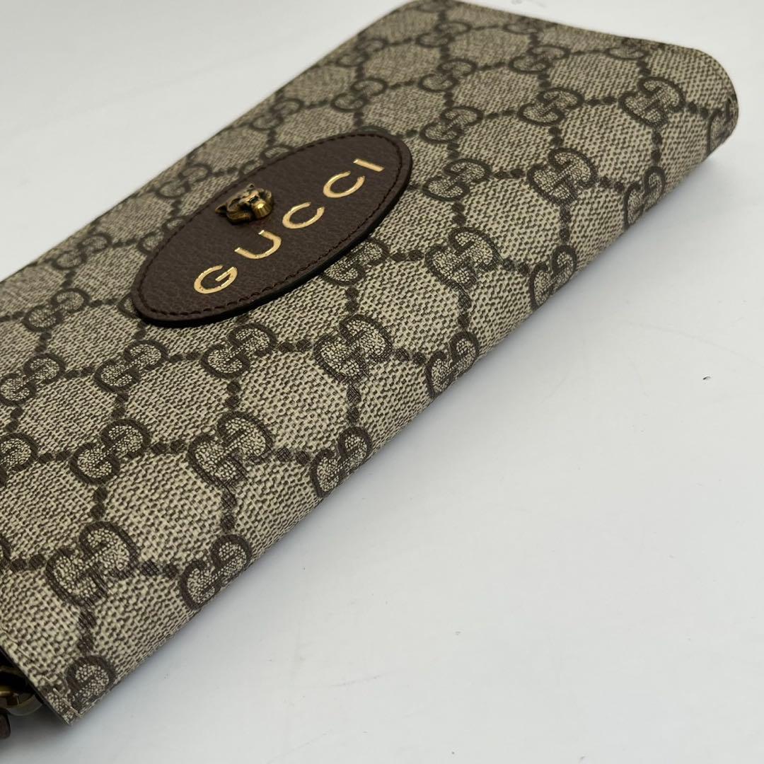 未使用保管品✨️ GUCCI GG 長財布 財布　ラウンドジップ　タイガー　レザー