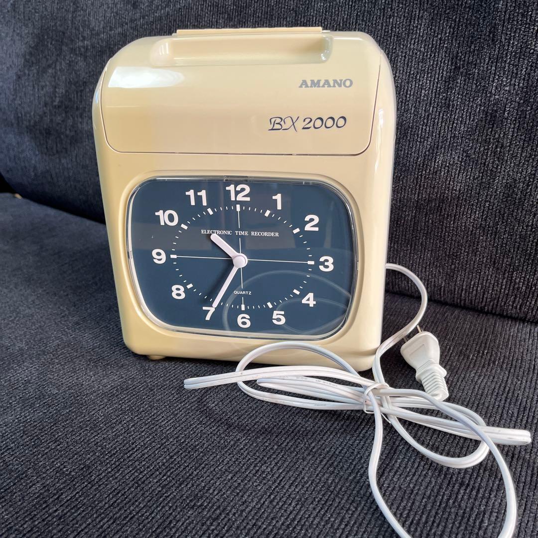 AMANO BX 2000 電子タイムレコーダー