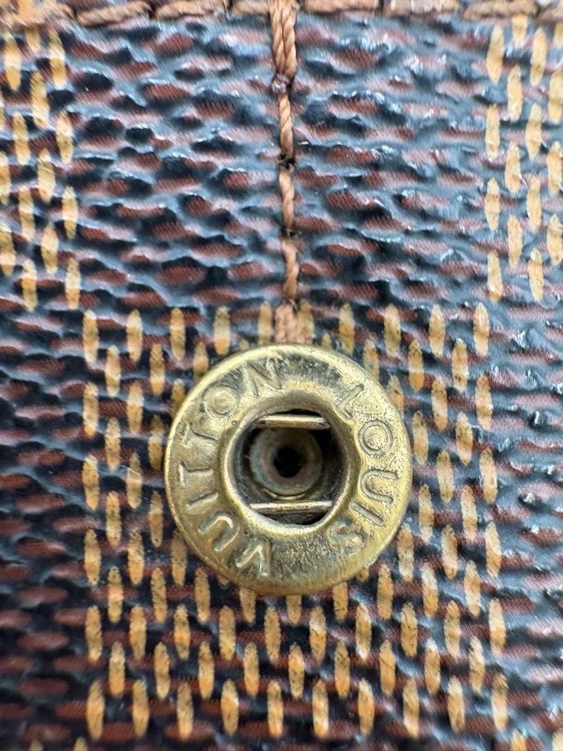 ルイヴィトン　ポシェットポルトモネクレディ　ダミエ　N61724 長財布