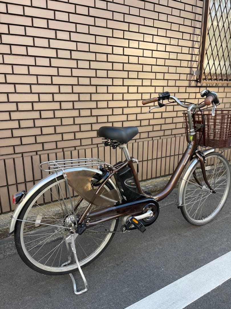 8.9ahパナソニック電動アシスト自転車24インチ