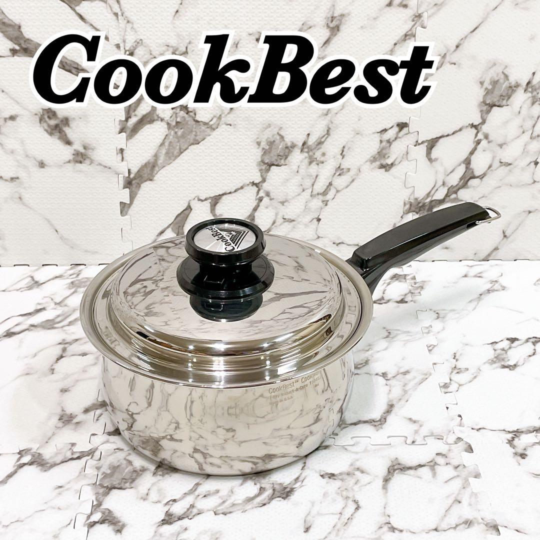 【未使用品】CookBest 片手鍋 IH対応 ステンレス製