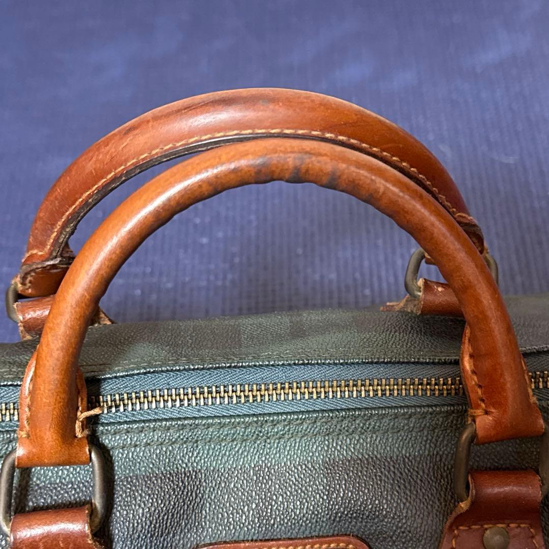 ラルフローレン　ミニボストンバック　チェック柄　PVC