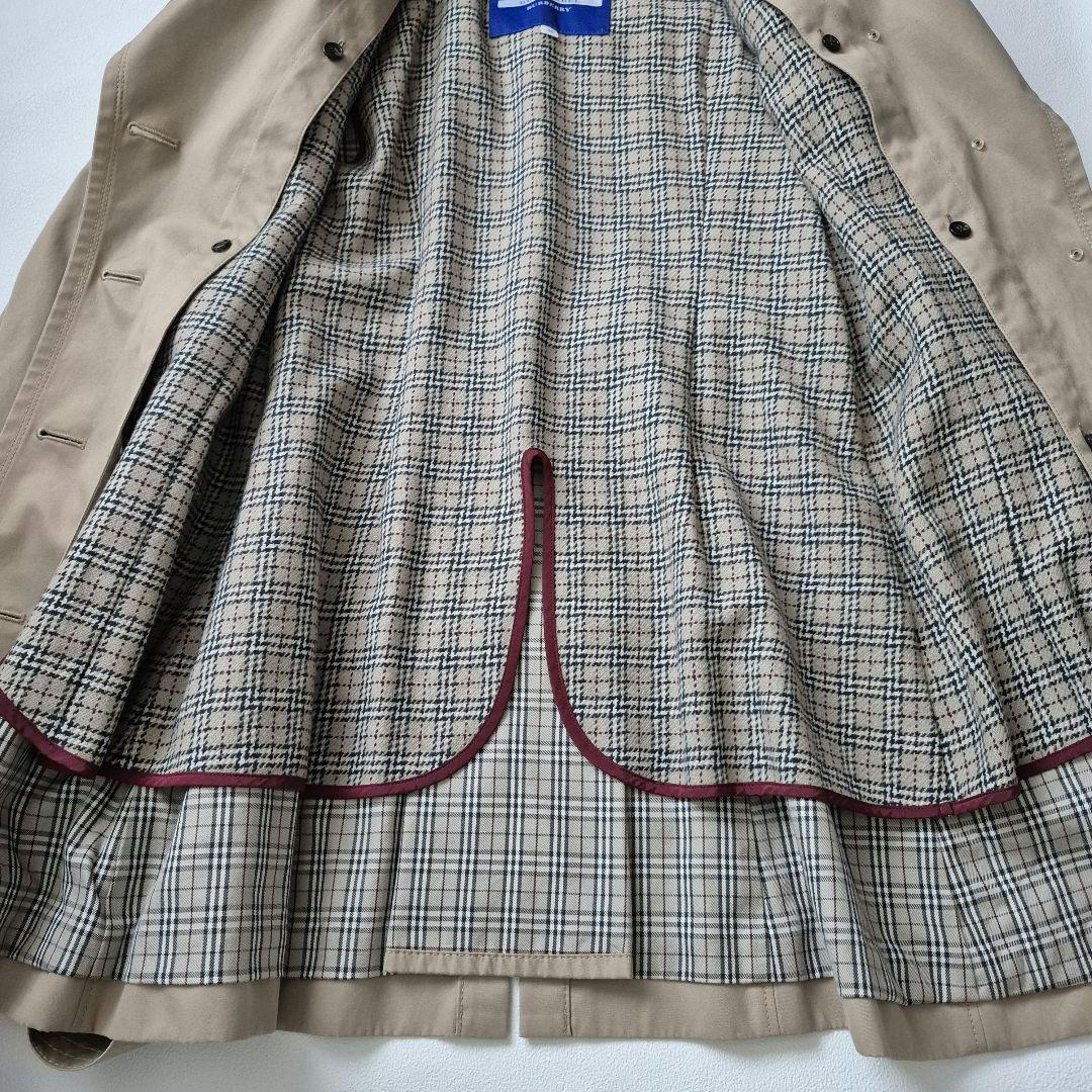 美品✨バーバリーブルーレーベル　トレンチコート　ノバチェック　ミドル丈　38