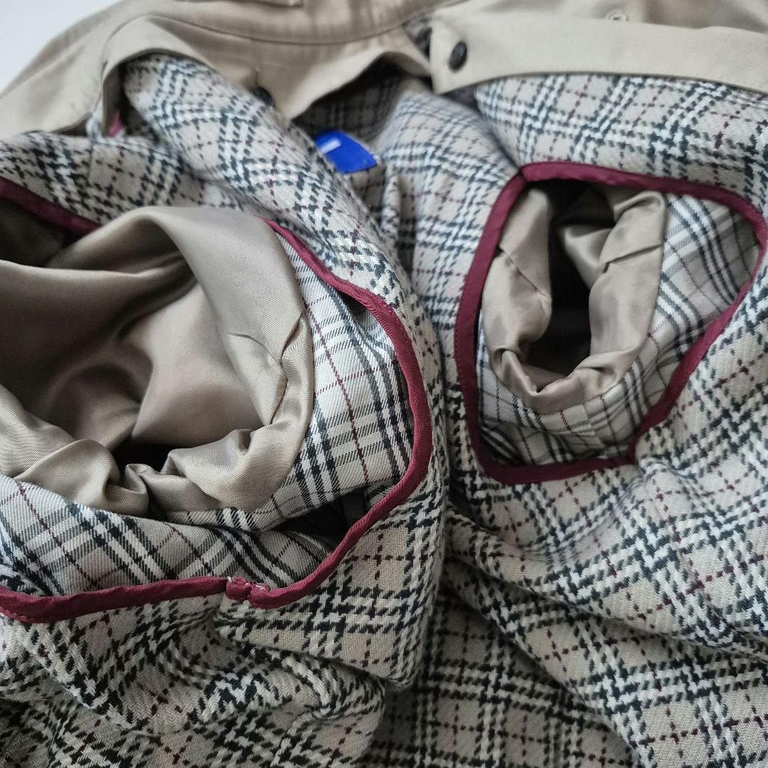 美品✨バーバリーブルーレーベル　トレンチコート　ノバチェック　ミドル丈　38