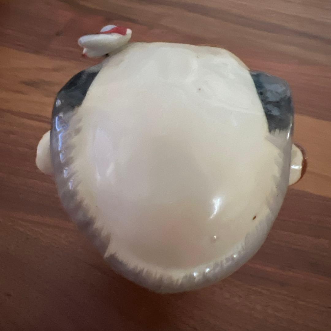 アンティーク フェイス灰皿 陶器