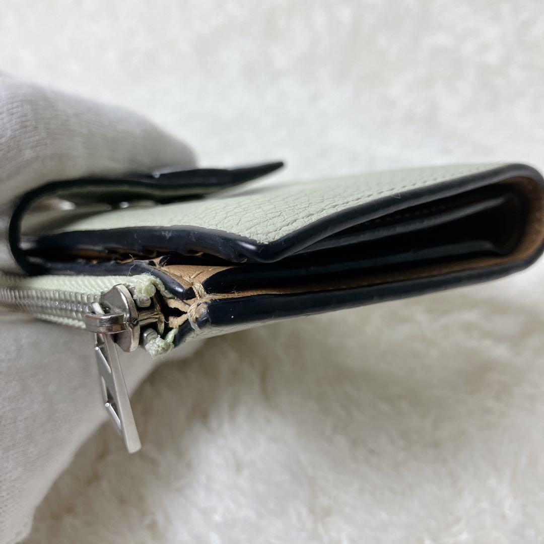 LOEWE スリムジップ バイフォールド レザーウォレット アナグラム