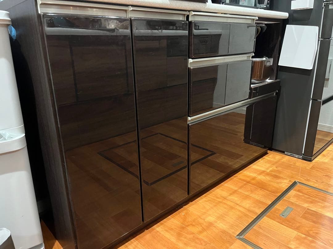 ニトリ　キッチンカウンター　アルミナ2