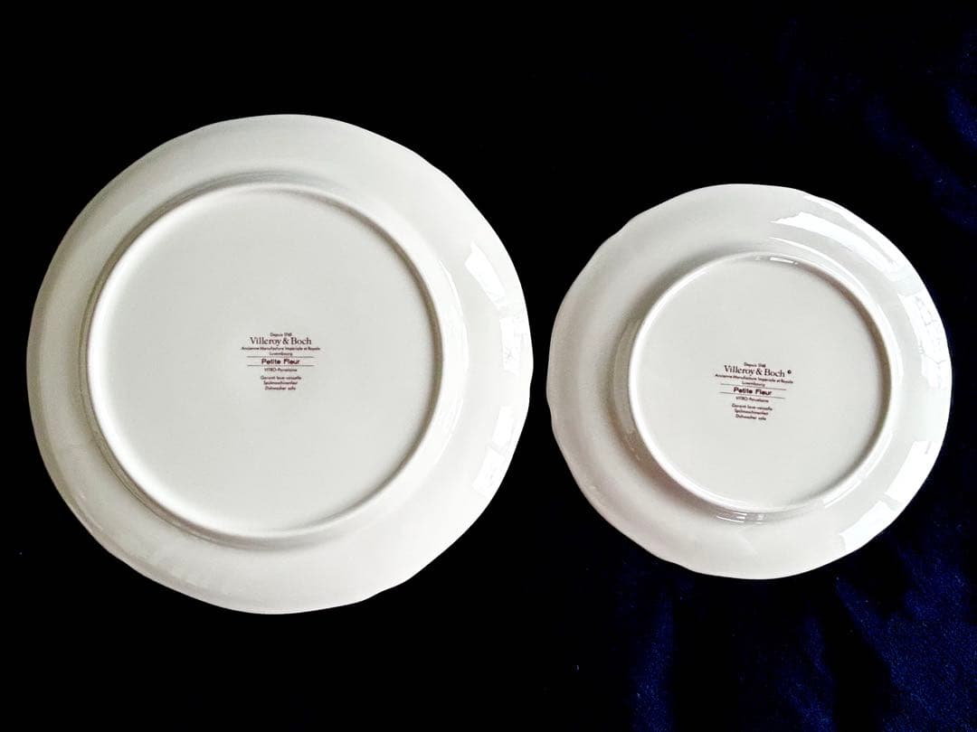 (未使用)Villeroy & Boch Petite Fleur 大中皿8枚組