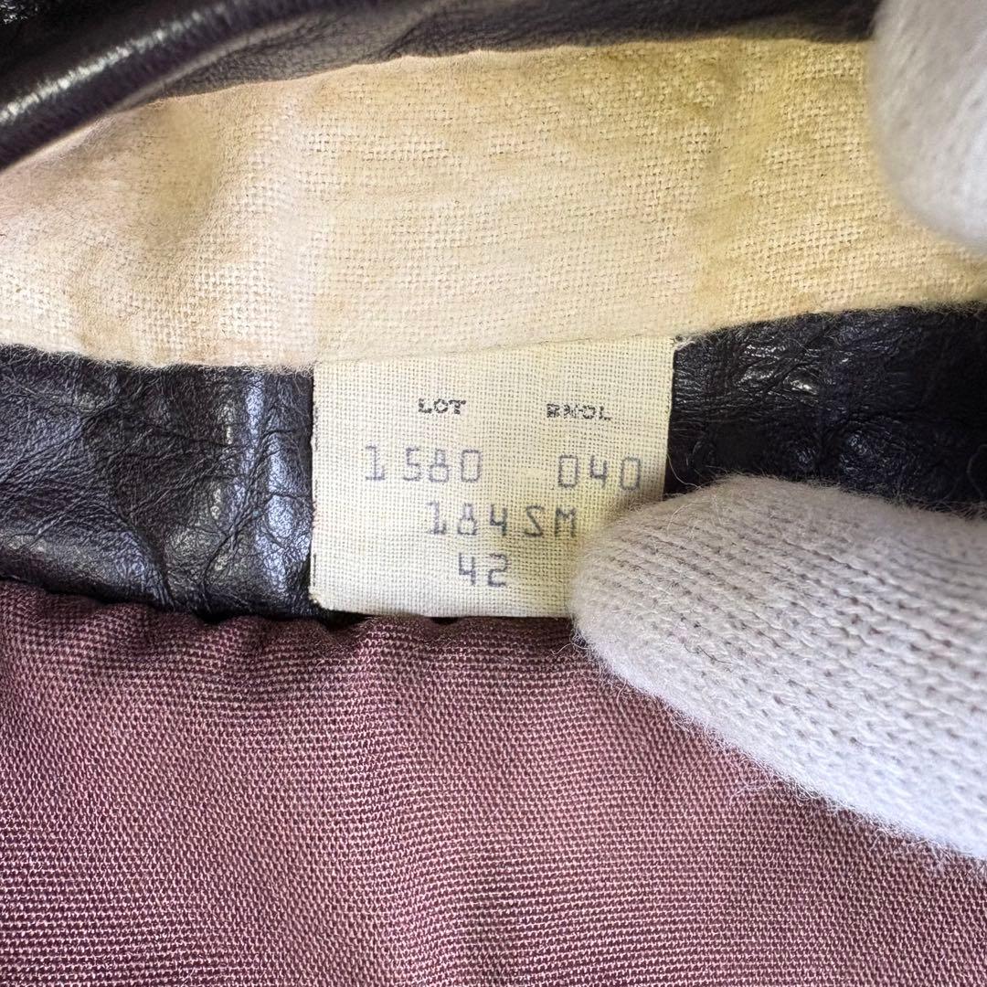 Schott ショット 184sm 42 シングルライダースジャケット A-2