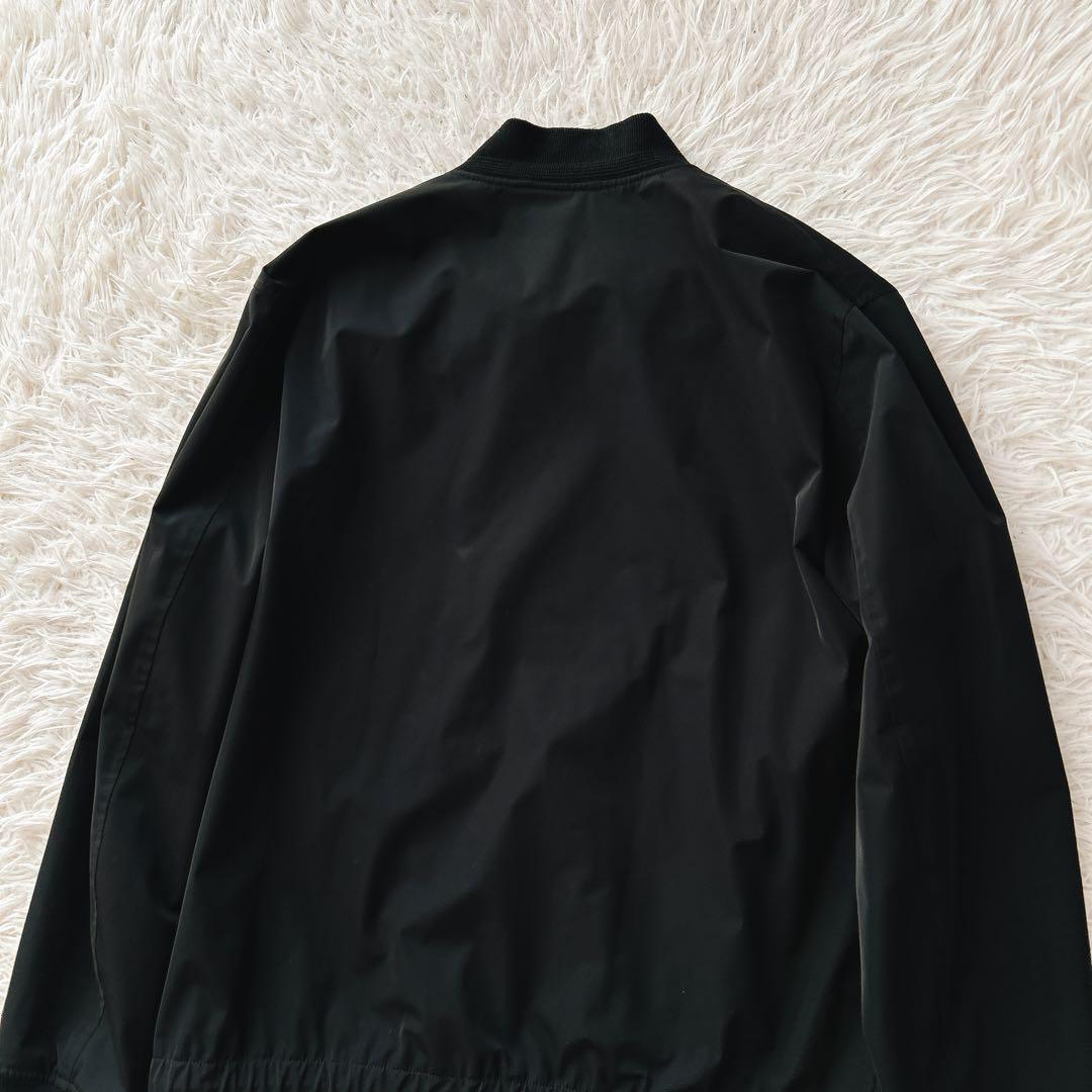 美品 近年 セオリー ブルゾン MA-1 ダブルジップ 短丈 ブラック サイズM