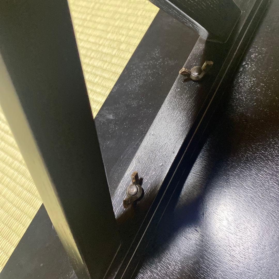 茶道具　立礼棚　喫架　（きっか）　止金具付き