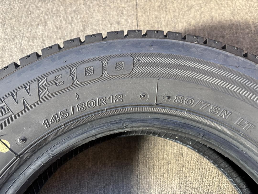 S-639【2023年】ブリヂストン W300！145/80R12 80/78！